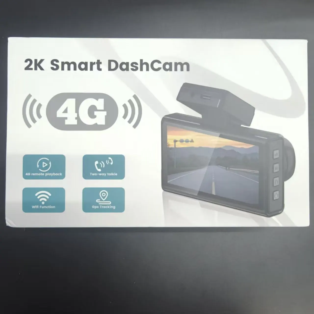 كاميرا السيارات الذكية المزدوجة 2K مع ميزة الـ 4G - بث وتتبع مباشر عن بُعد عبر شريحة الهاتف
