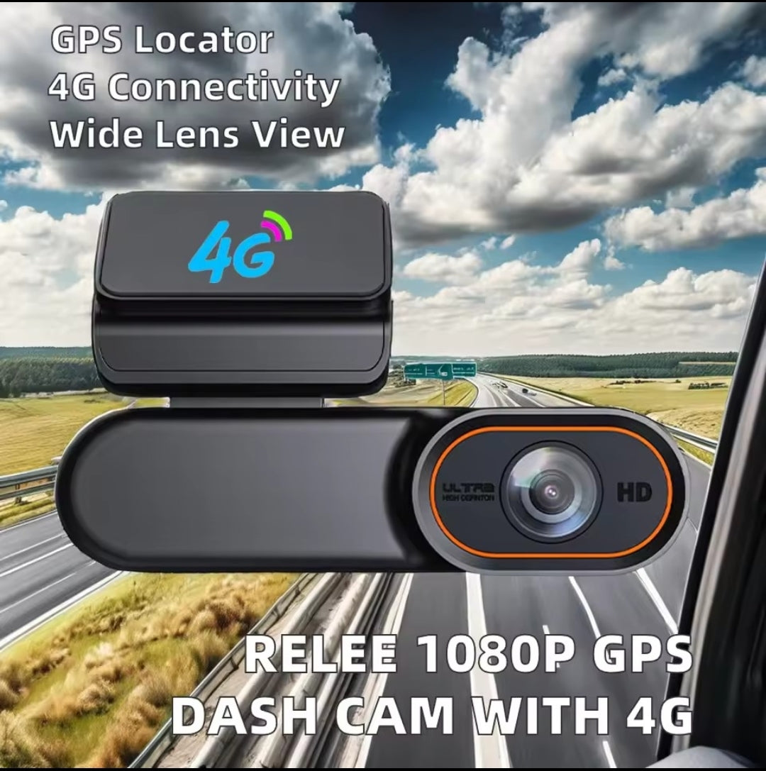 كاميرا سيارات ذكية G102 بدقة 4K - تدعم شريحة 4G وتتبع GPS وبث مباشر للهاتف