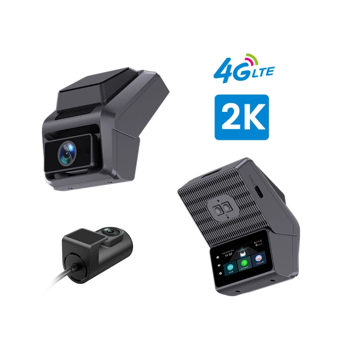 كاميرا الحماية الاحترافية المزدوجة 4G LTE بدقة 2K - نظام تتبع مباشر ومراقبة مستمرة 24 ساعة